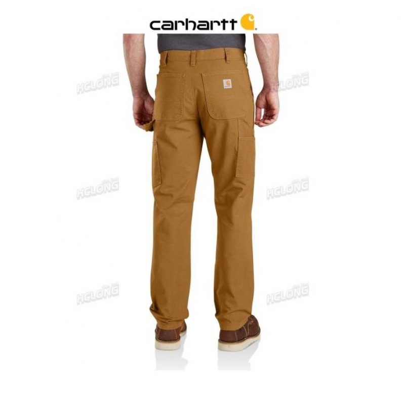 Carhartt Rugged Flex Relaxed Fit Duck Utility Work Pant Brown | TH0001607