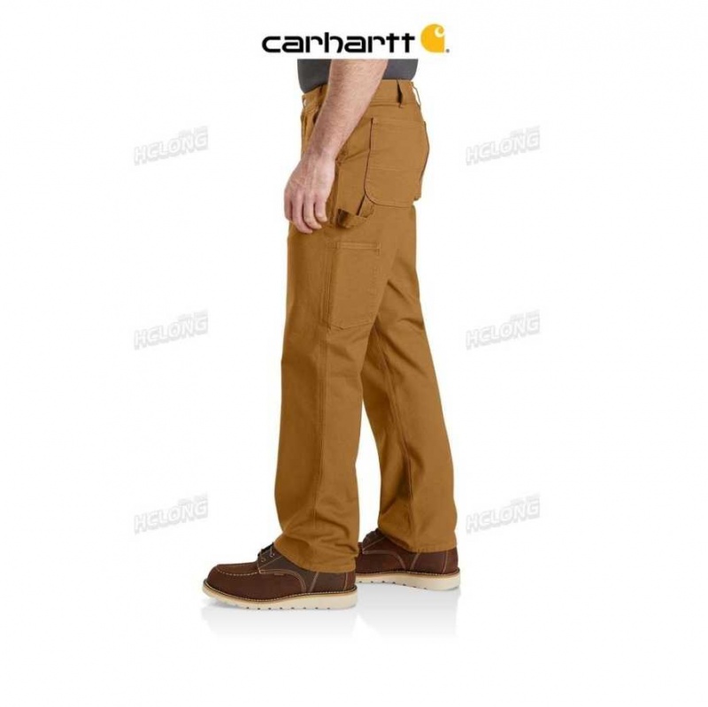 Carhartt Rugged Flex Relaxed Fit Duck Utility Work Pant Brown | TH0001607