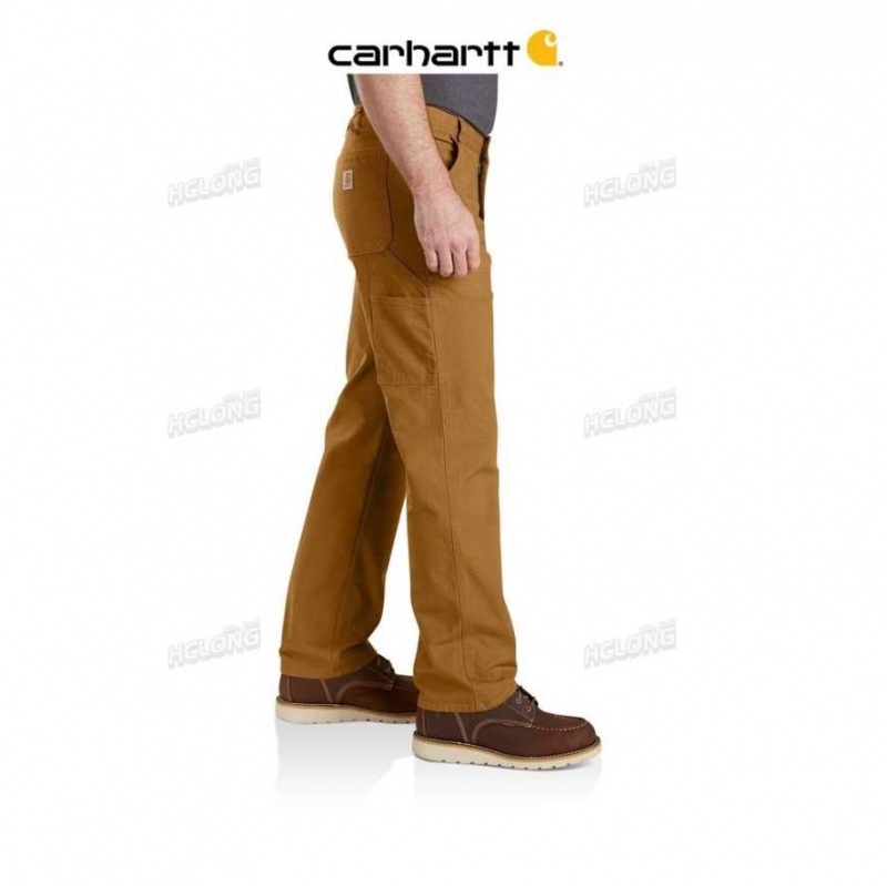 Carhartt Rugged Flex Relaxed Fit Duck Utility Work Pant Brown | TH0001607