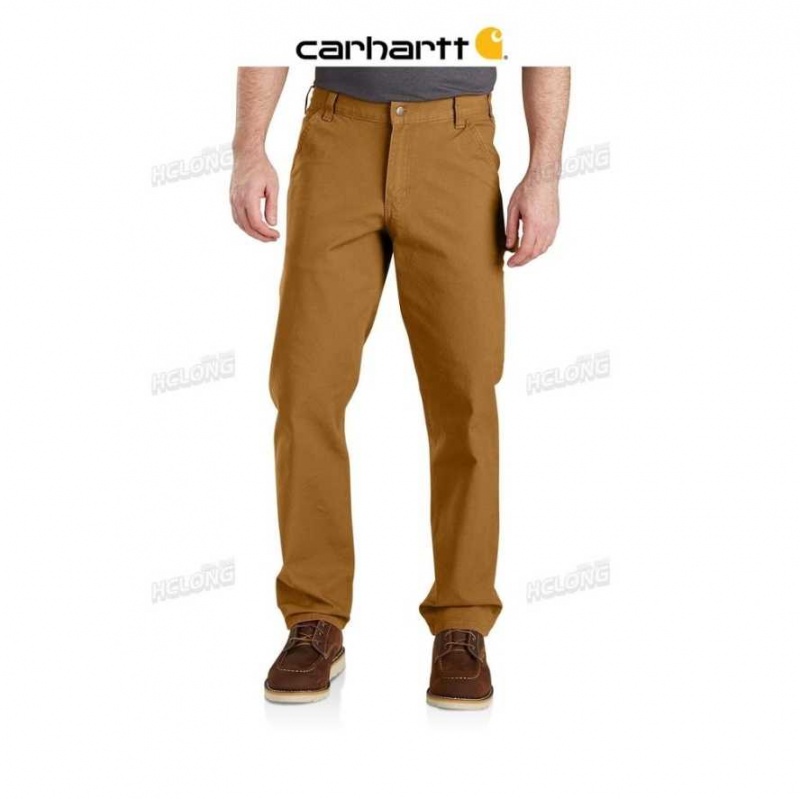 Carhartt Rugged Flex Relaxed Fit Duck Utility Work Pant Brown | TH0001607