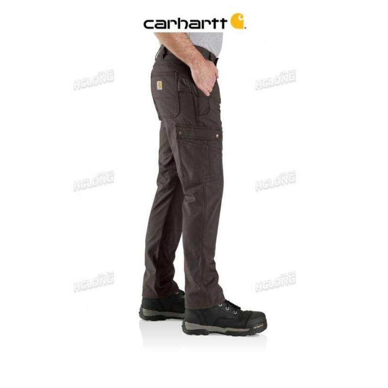 Carhartt Rugged Flex Relaxed Fit Ripstop Cargo Work Pant Dark Coffee | TH0001647