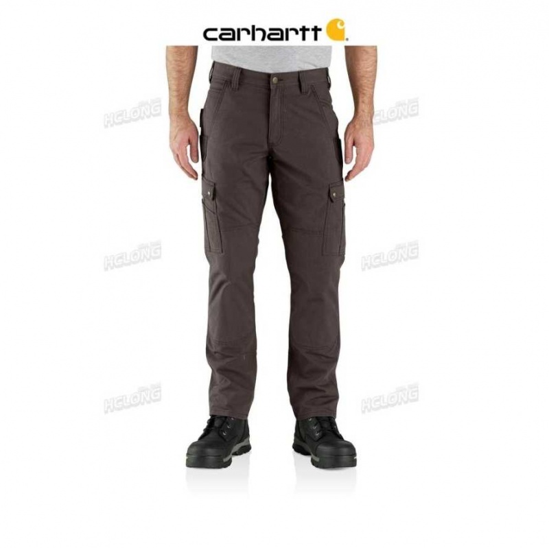 Carhartt Rugged Flex Relaxed Fit Ripstop Cargo Work Pant Dark Coffee | TH0001647