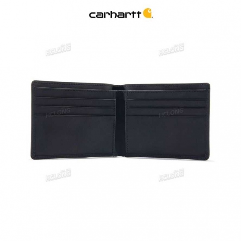 Carhartt Saddle Leather Bifold Black | TH0002763