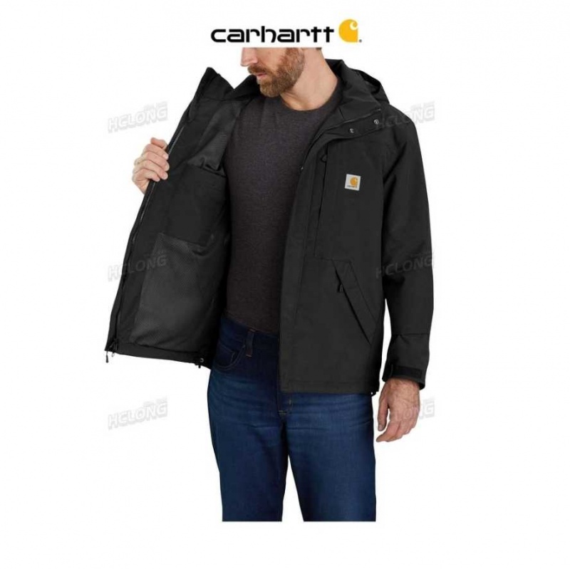 Carhartt Storm Defender Loose Fit Heavyweight Jacket Black | TH0000186