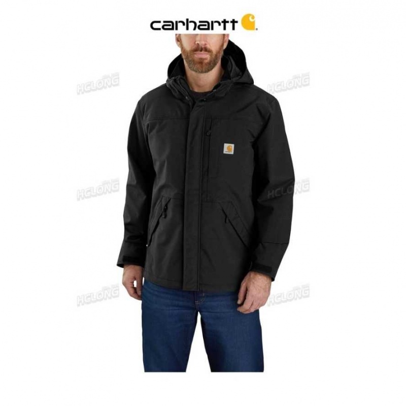 Carhartt Storm Defender Loose Fit Heavyweight Jacket Black | TH0000186