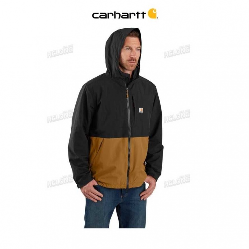 Carhartt Storm Defender Loose Fit Midweight Utility Jacket Black / Brown | TH0000163