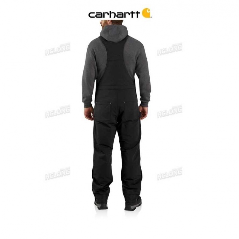 Carhartt Super Dux Relaxed Fit Insulated Bib Overall Black | TH0001332