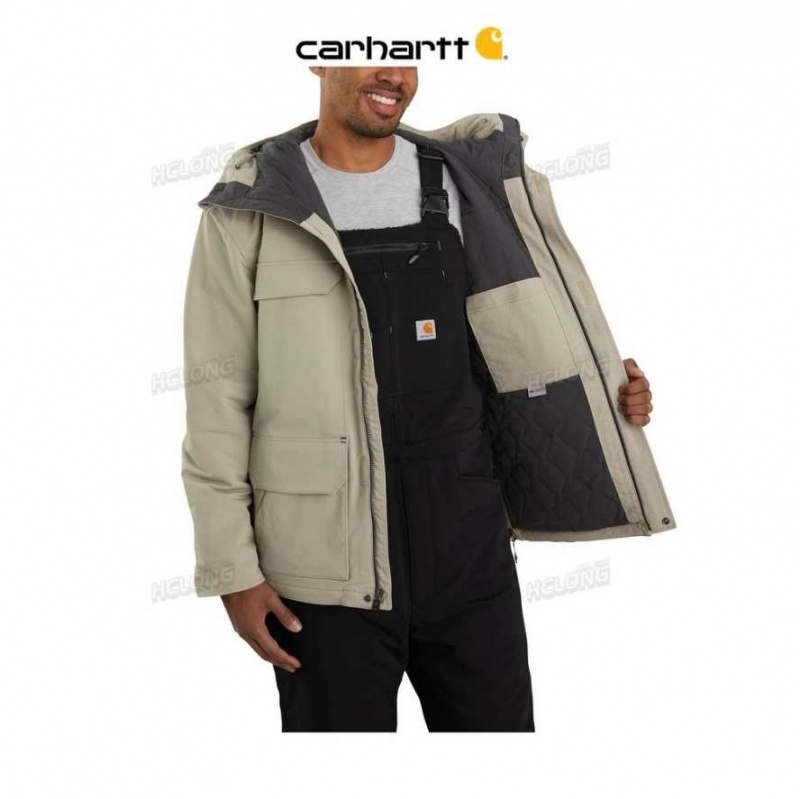 Carhartt Super Dux Relaxed Fit Insulated Traditional Coat Greige | TH0000982