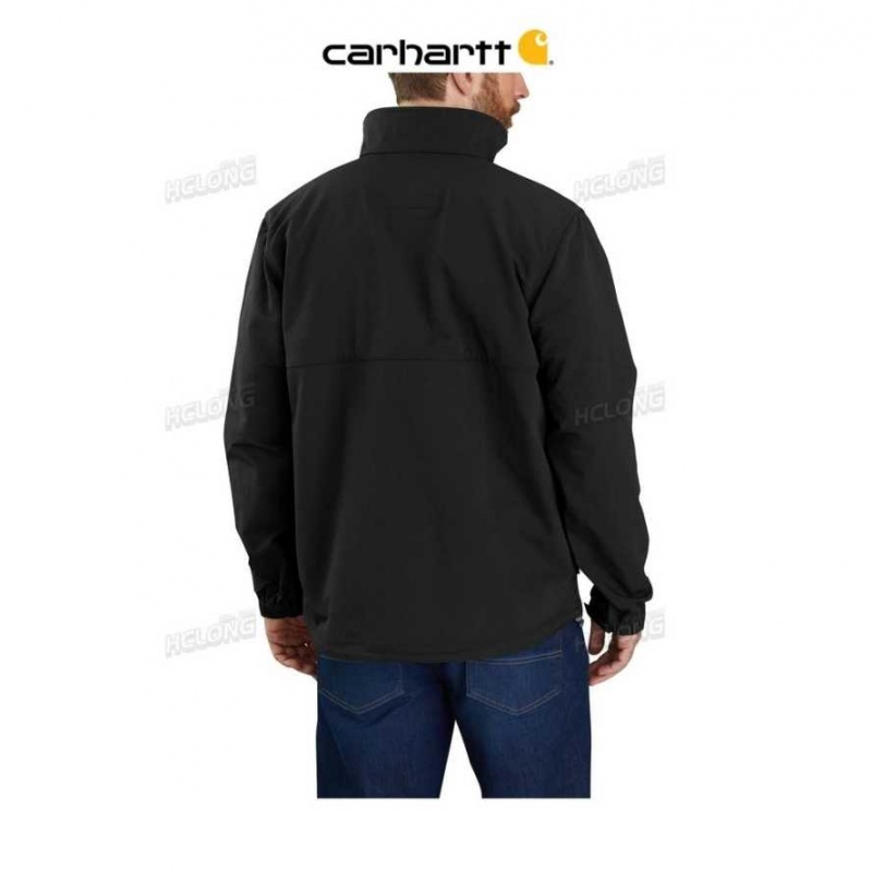 Carhartt Super Dux Relaxed Fit Lightweight Mock-Neck Jacket Black | TH0000207