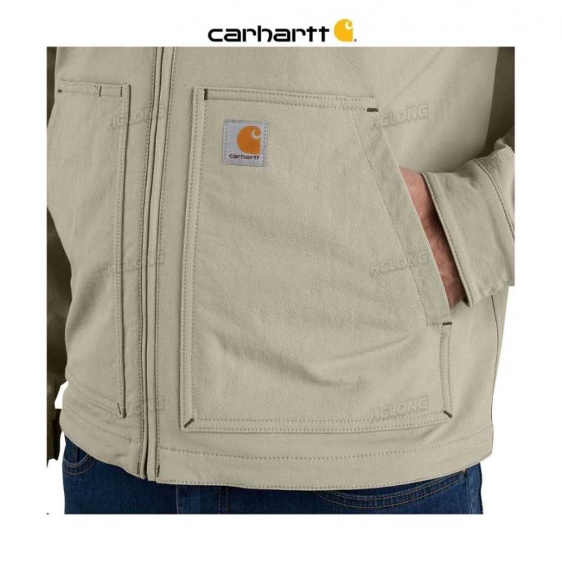 Carhartt Super Dux Relaxed Fit Lightweight Soft Shell Jacket Greige | TH0000223