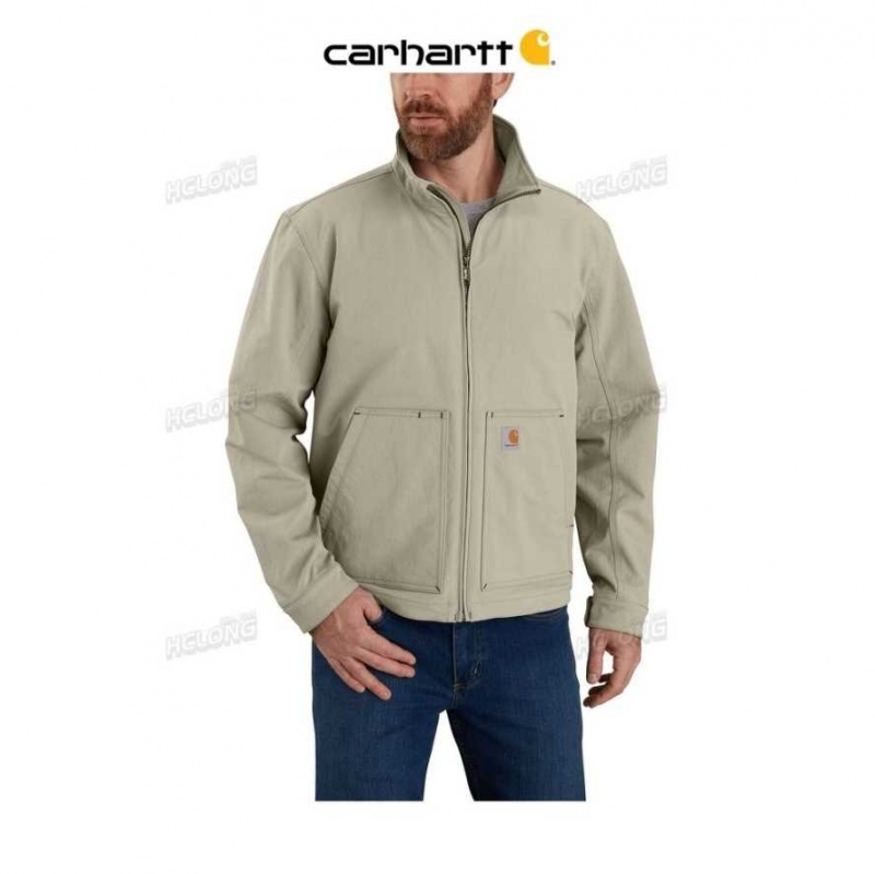 Carhartt Super Dux Relaxed Fit Lightweight Soft Shell Jacket Greige | TH0000223