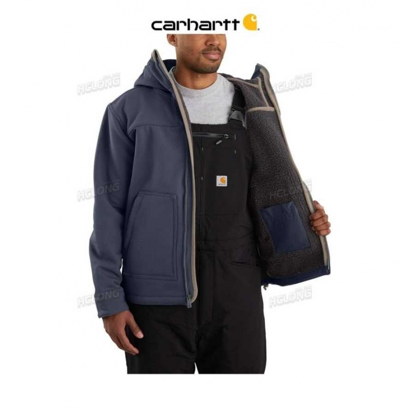 Carhartt Super Dux Relaxed Fit Sherpa-Lined Active Jac Bluestone | TH0000203