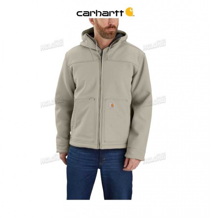 Carhartt Super Dux Relaxed Fit Sherpa-Lined Active Jac Greige | TH0000206