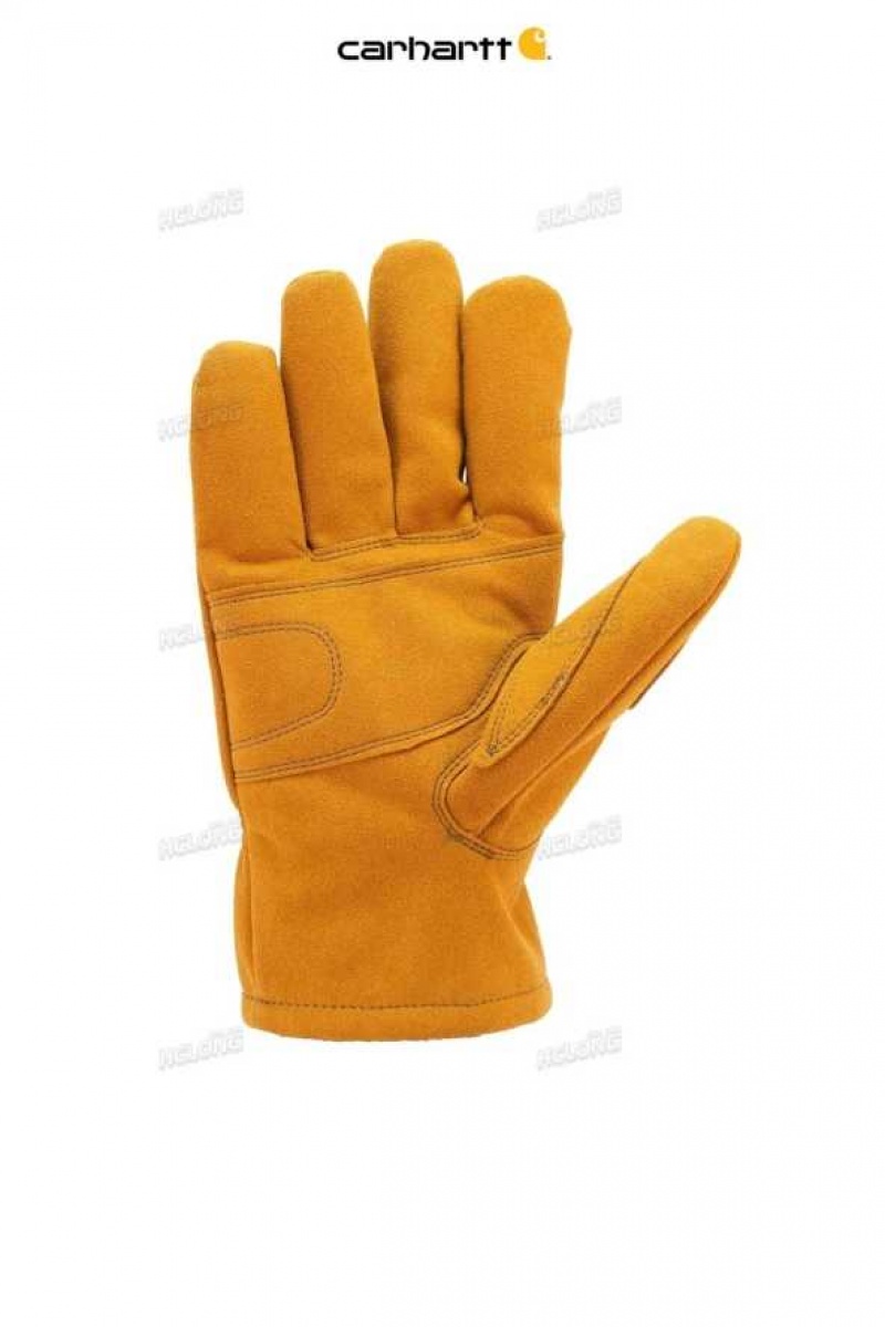 Carhartt Synthetic Suede Fencer Work Glove Brown | TH0001105