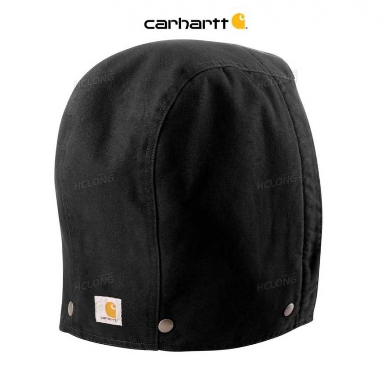 Carhartt Washed Duck Insulated Hood Black | TH0001312