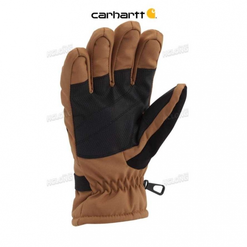 Carhartt Waterproof Insulated Glove BROWN BLACK | TH0001096