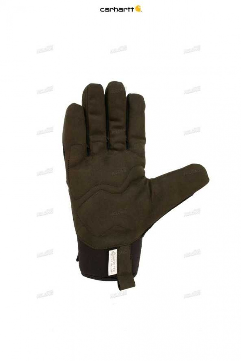 Carhartt Wind Fighter Insulated Synthetic Leather Secure Cuff Gloves Black | TH0001155