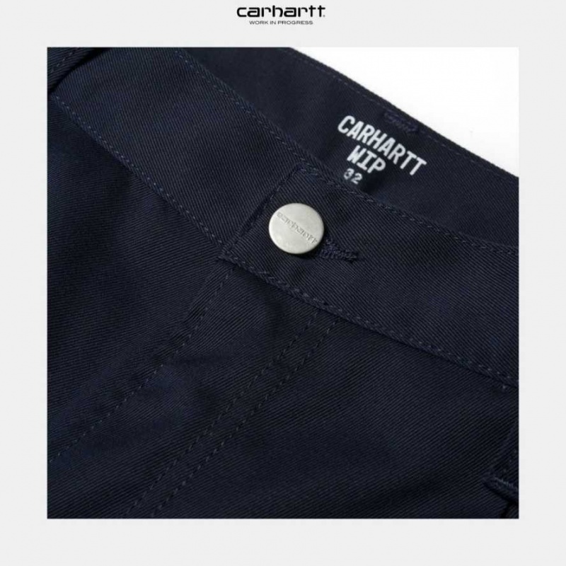 Carhartt Wip Abbott Pant Dark Navy | TH0001356