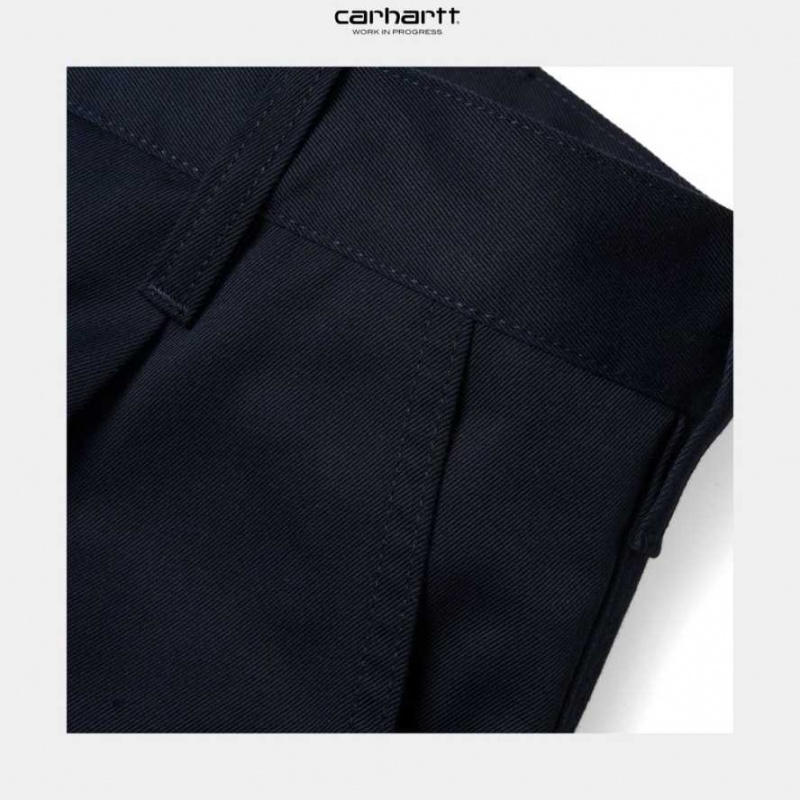 Carhartt Wip Abbott Pant Dark Navy | TH0001356