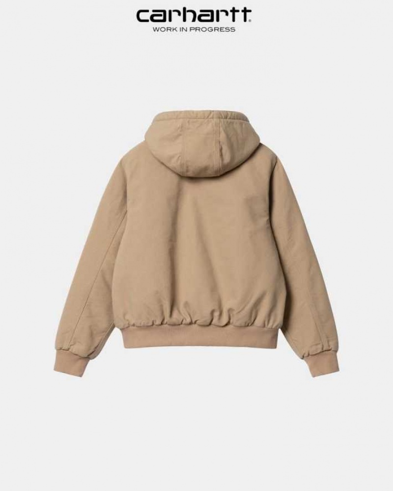 Carhartt Wip Active Jacket Dusty Hamilton Brown | TH0000023