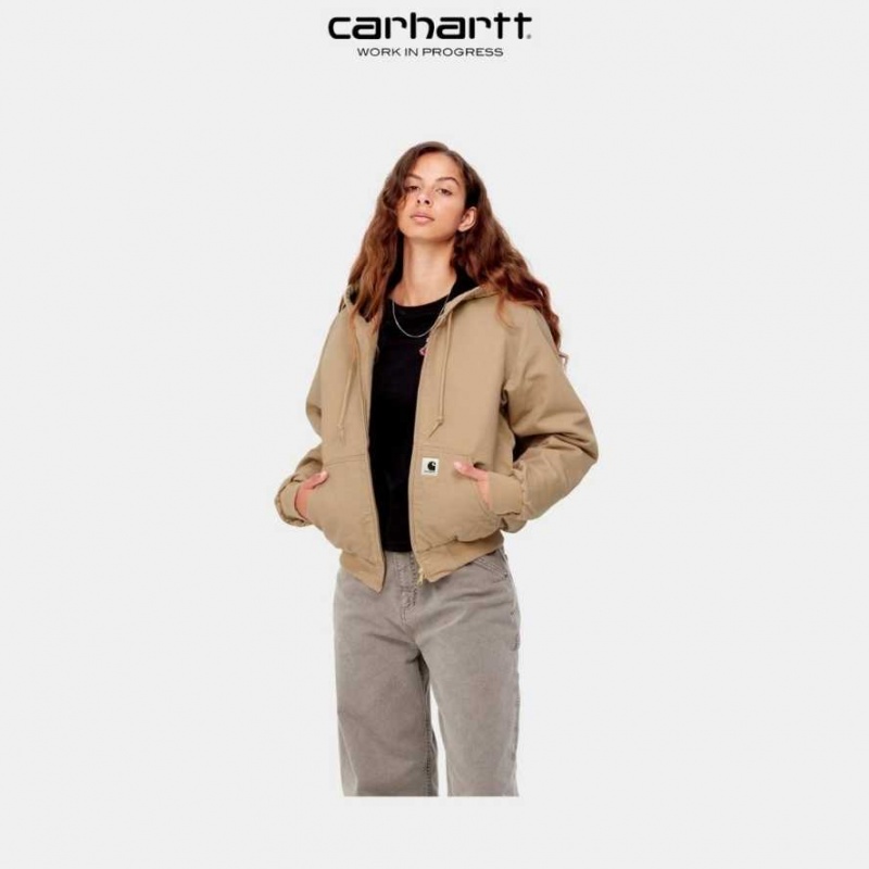 Carhartt Wip Active Jacket Dusty Hamilton Brown | TH0000023