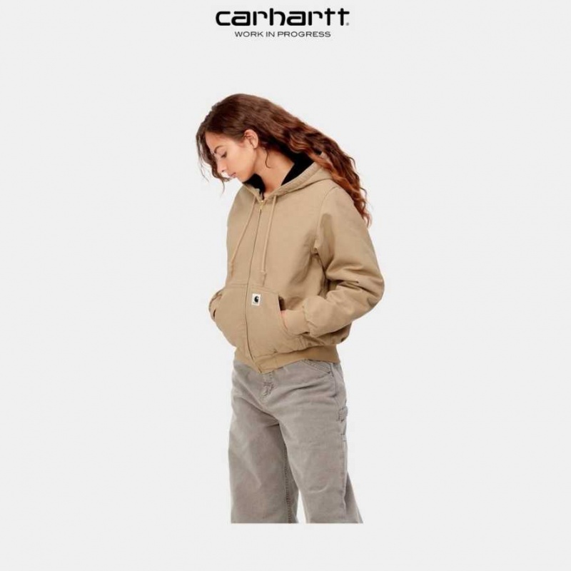 Carhartt Wip Active Jacket Dusty Hamilton Brown | TH0000023