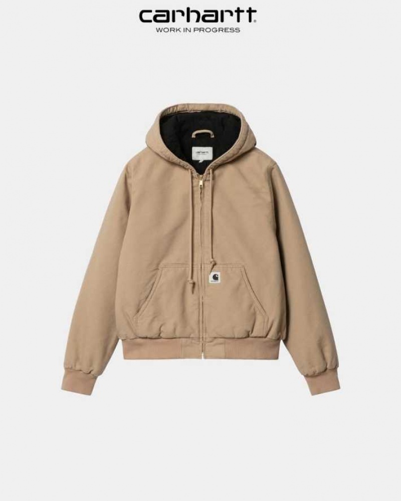 Carhartt Wip Active Jacket Dusty Hamilton Brown | TH0000023