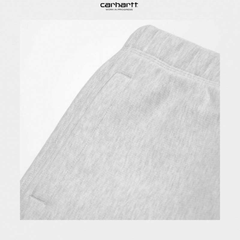 Carhartt Wip American Script Jogging Pant Ash Heather | TH0001359