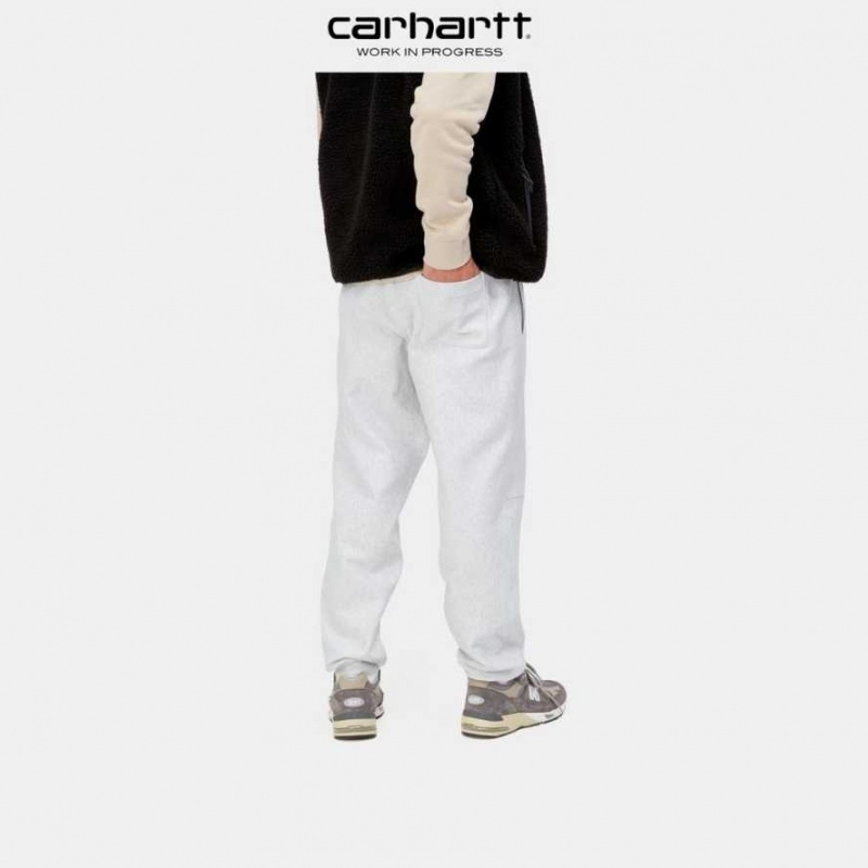 Carhartt Wip American Script Jogging Pant Ash Heather | TH0001359