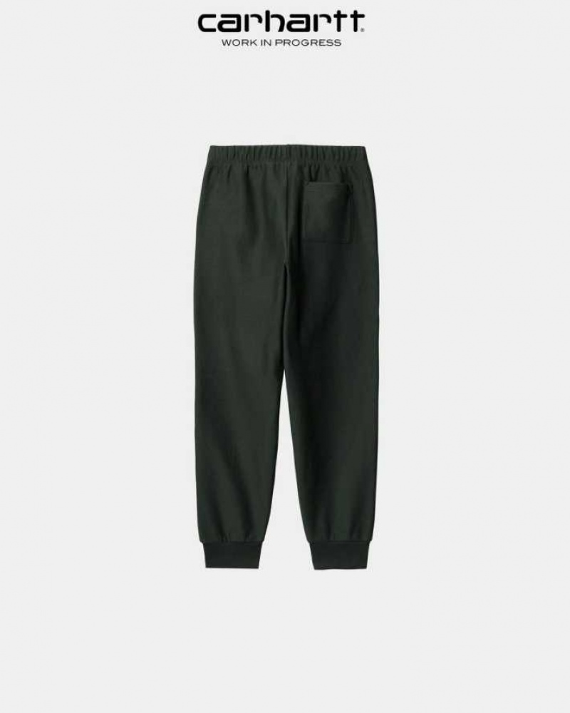 Carhartt Wip American Script Jogging Pant Dark Cedar | TH0001360