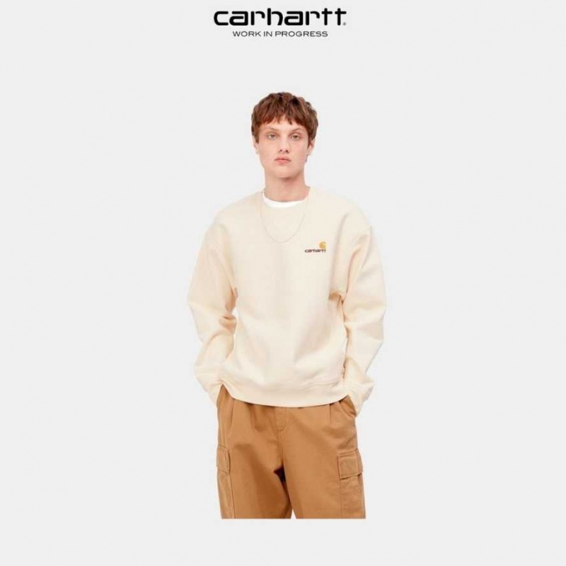 Carhartt Wip American Script Sweatshirt Calico | TH0000236