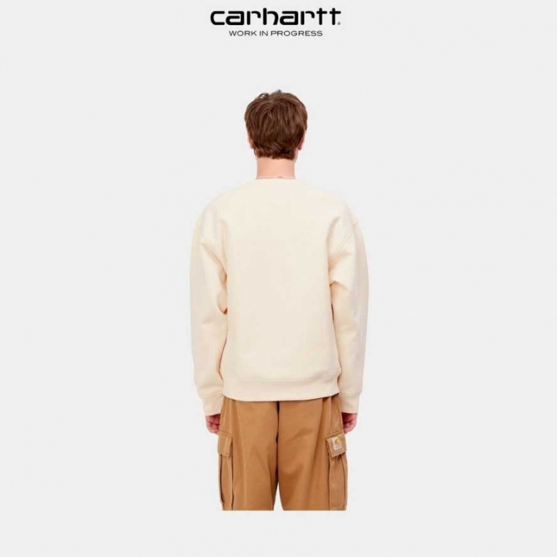 Carhartt Wip American Script Sweatshirt Calico | TH0000236