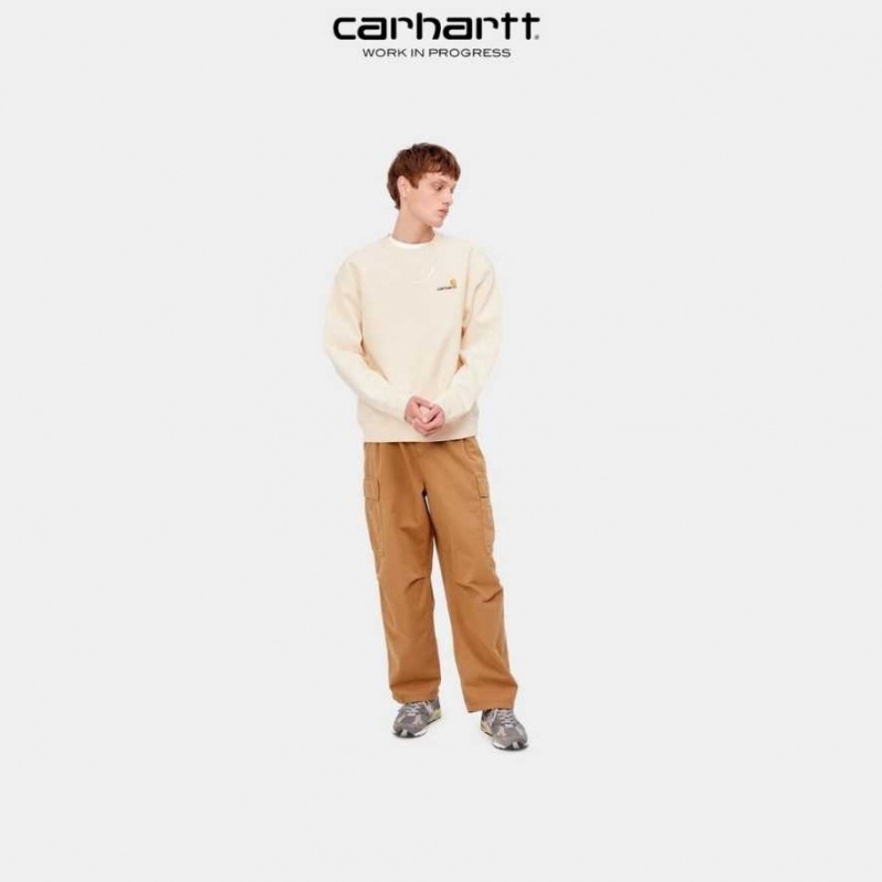 Carhartt Wip American Script Sweatshirt Calico | TH0000236