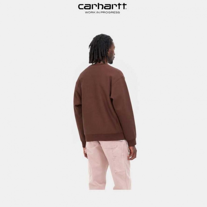 Carhartt Wip American Script Sweatshirt Ale | TH0000240