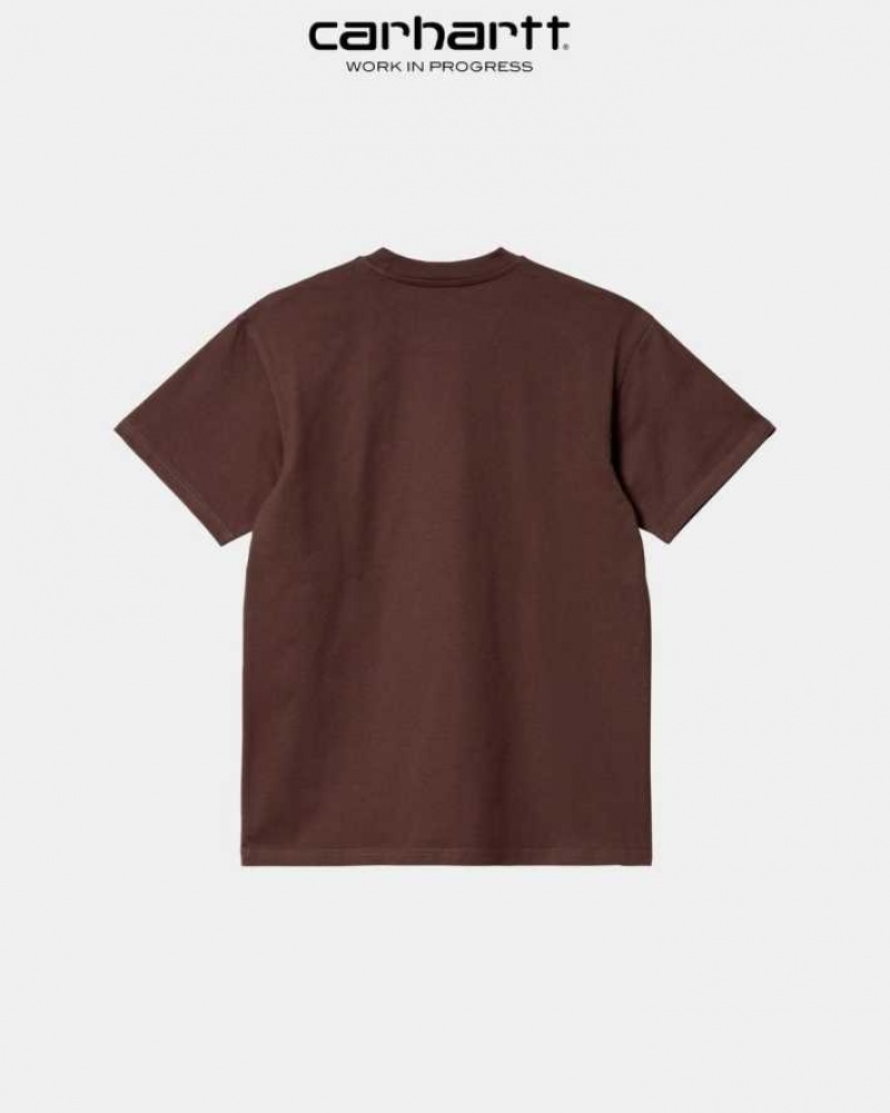 Carhartt Wip American Script T-Shirt Ale | TH0002098