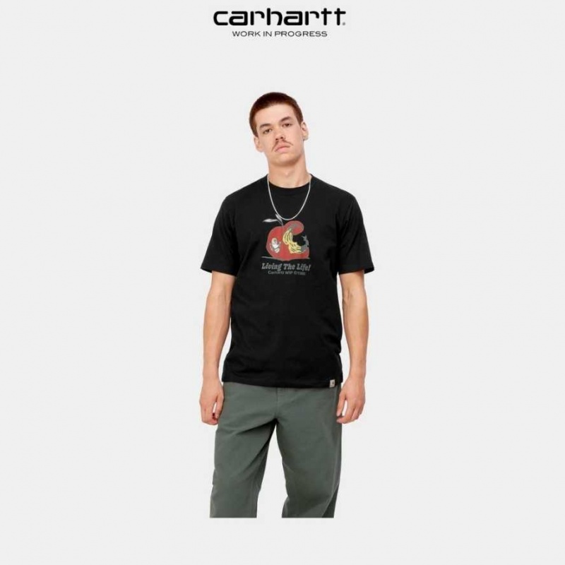 Carhartt Wip Appetite T-Shirt Black | TH0002103