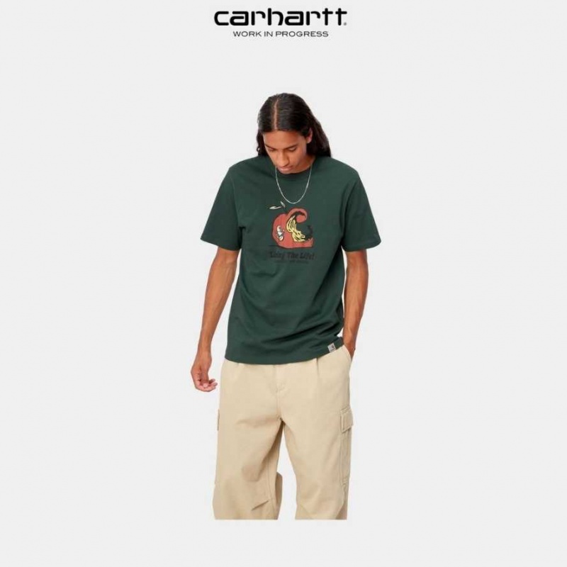 Carhartt Wip Appetite T-Shirt Juniper | TH0002102