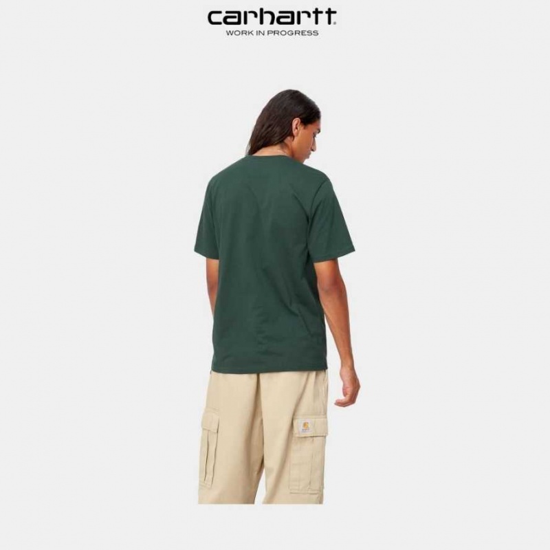 Carhartt Wip Appetite T-Shirt Juniper | TH0002102