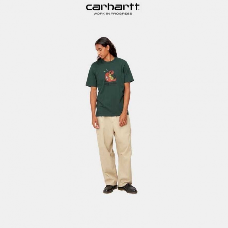 Carhartt Wip Appetite T-Shirt Juniper | TH0002102