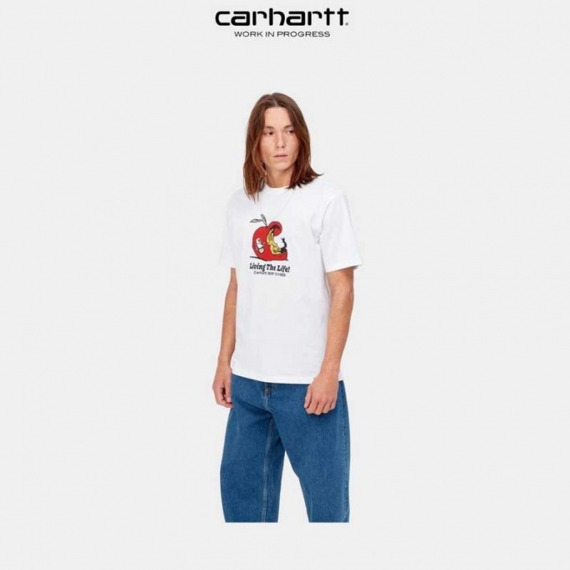 Carhartt Wip Appetite T-Shirt White | TH0002104