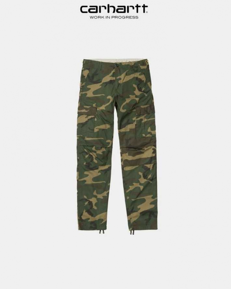 Carhartt Wip Aviation Pant Laurel Camo | TH0001367