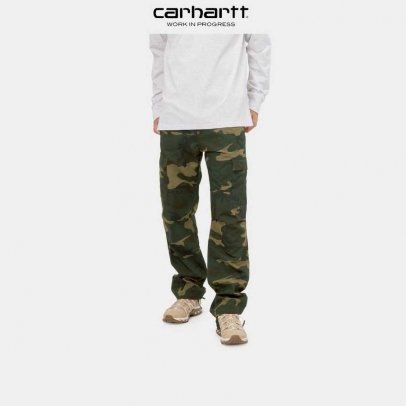 Carhartt Wip Aviation Pant Laurel Camo | TH0001367