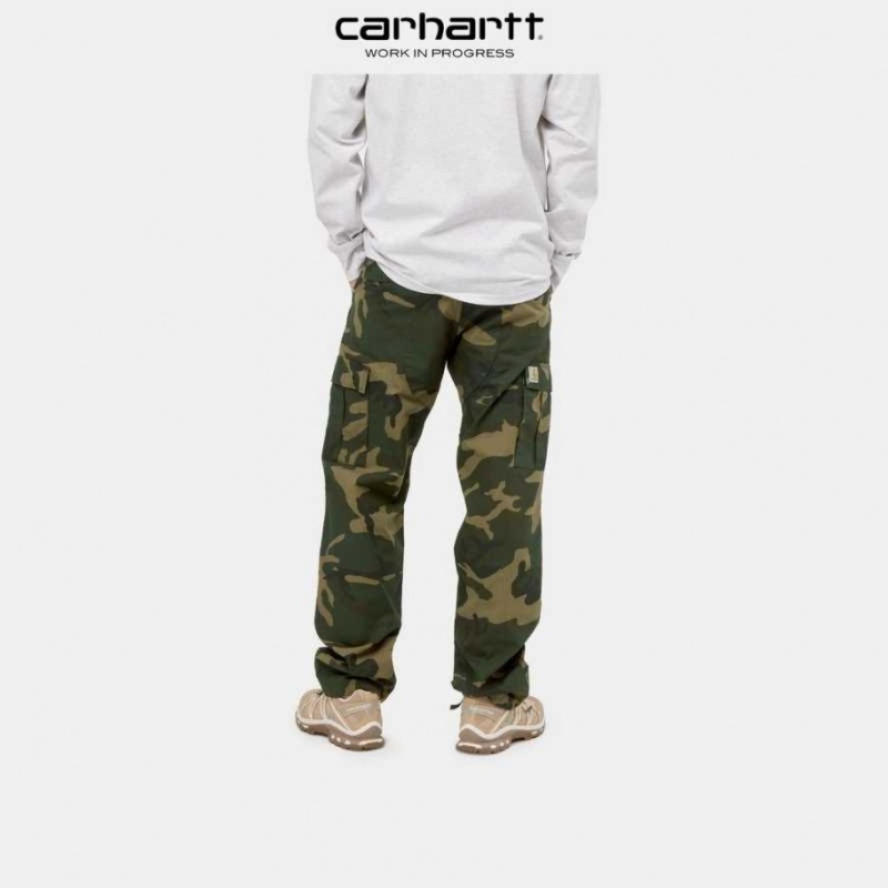 Carhartt Wip Aviation Pant Laurel Camo | TH0001367