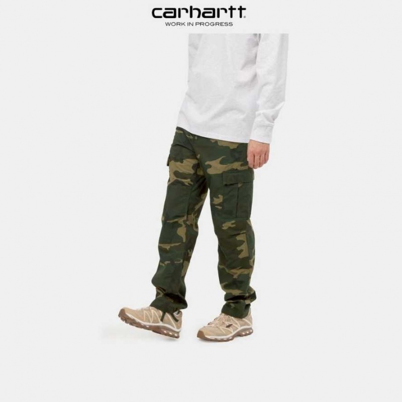 Carhartt Wip Aviation Pant Laurel Camo | TH0001367