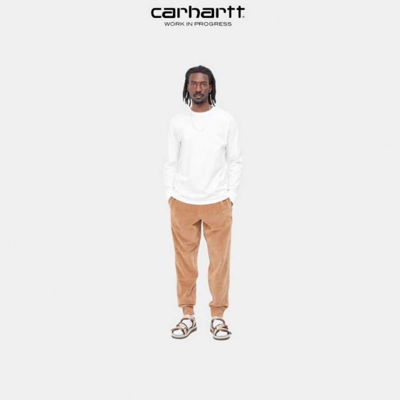 Carhartt Wip Base Long Sleeve T-Shirt White | TH0002106