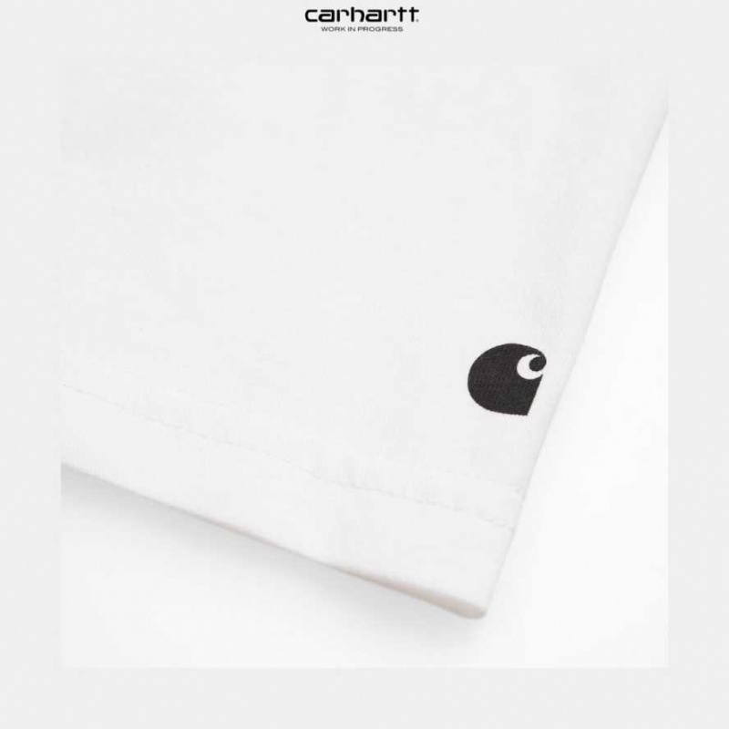 Carhartt Wip Base T-Shirt White | TH0002107