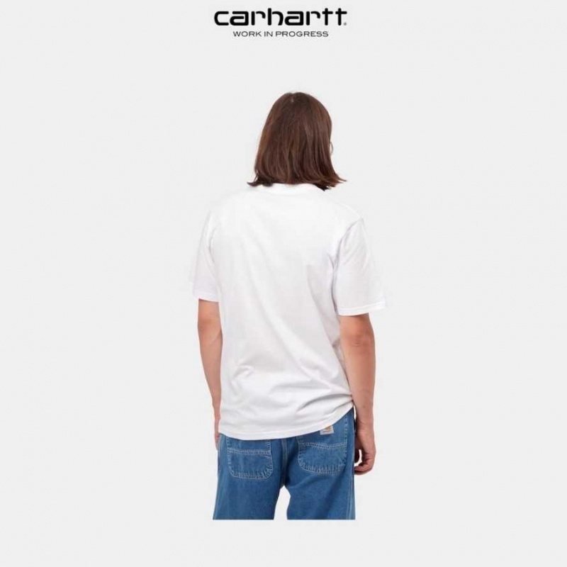 Carhartt Wip Base T-Shirt White | TH0002107