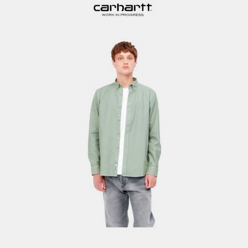 Carhartt Wip Bolton Shirt Misty Sage | TH0001781