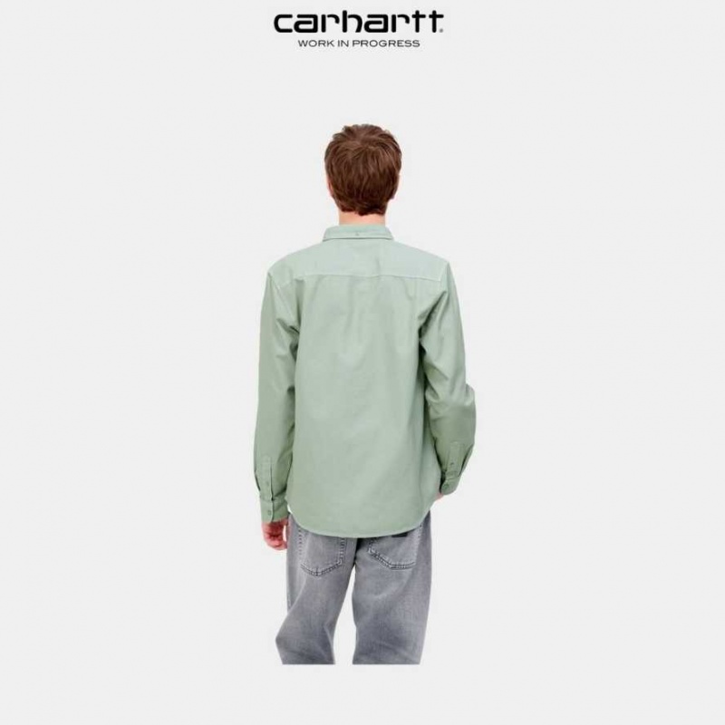 Carhartt Wip Bolton Shirt Misty Sage | TH0001781