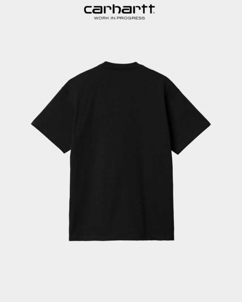 Carhartt Wip Bubble Script T-Shirt Black | TH0002124